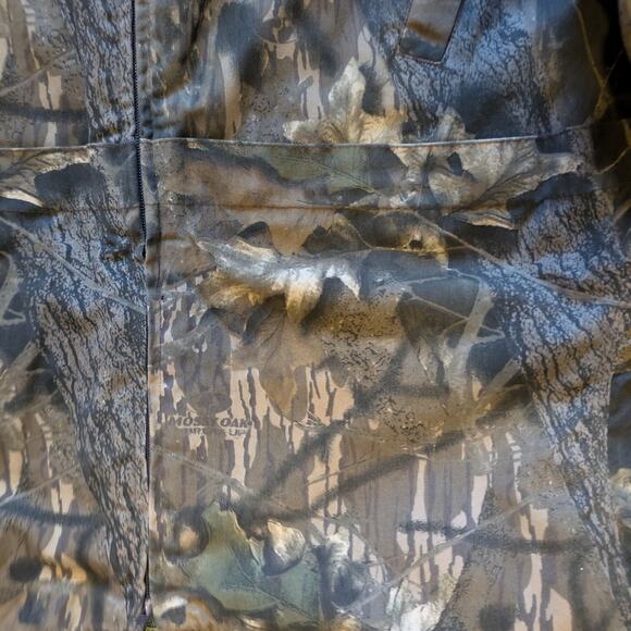 Gander Mountain Mens 2XL Jacket Hunting Mossy Oak Camo Lined Winter Coat Quilted - Picture 2 of 13